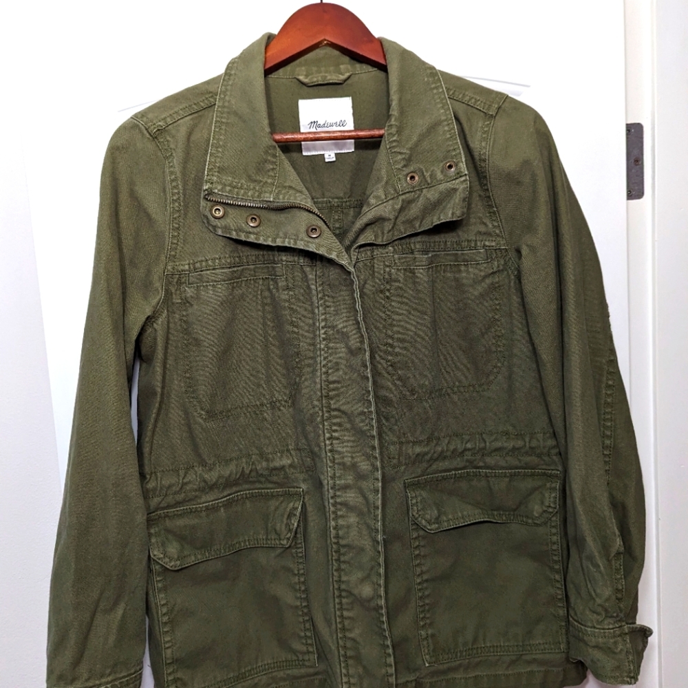 Madewell Surplus Jacket Olive Green Size M Gently Used, Great Shape
